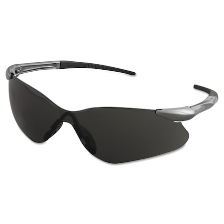 Kleenguard V30 Nemesis, Safety Glasses, Anti-Scratch, Smoke Lens, Gunmetal Frame, Frameless 25704